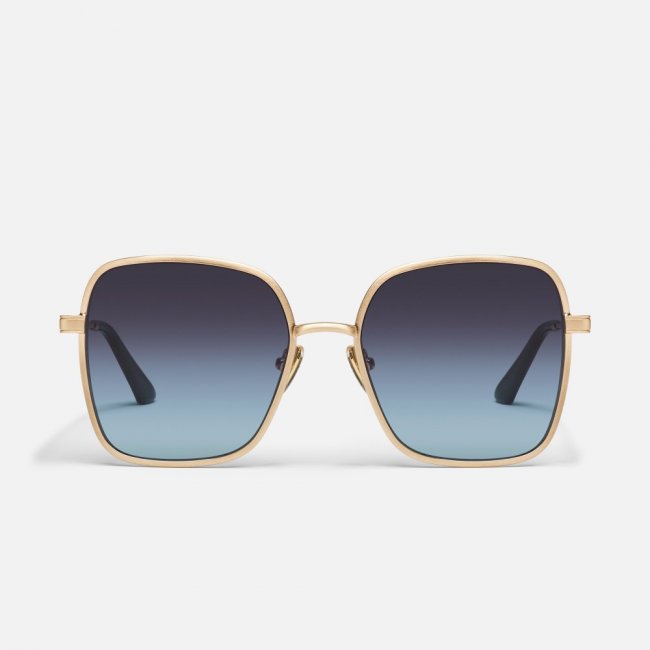 Quay 5th Ave - Brushed Gold / Black Aqua Quay 5th Ave - Brushed Gold / Black Aqua